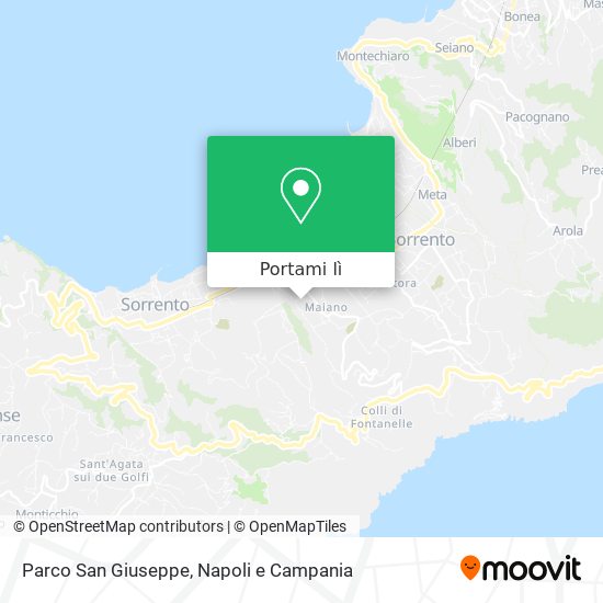 Mappa Parco San Giuseppe