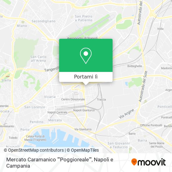 Mappa Mercato Caramanico ""Poggioreale""