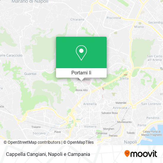 Mappa Cappella Cangiani