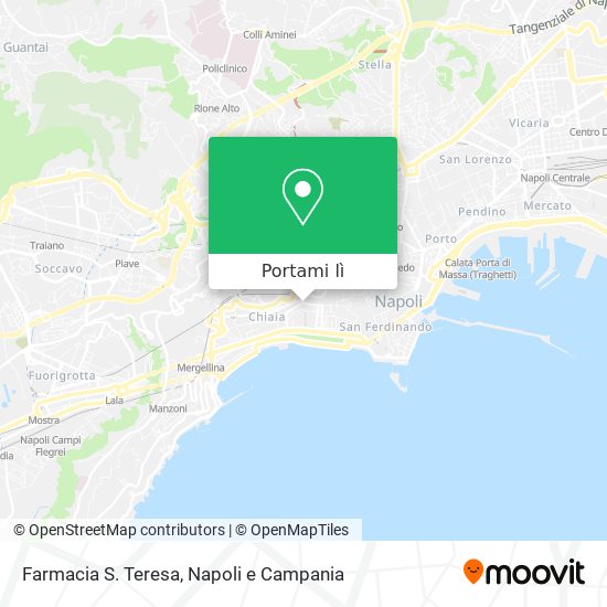 Mappa Farmacia S. Teresa