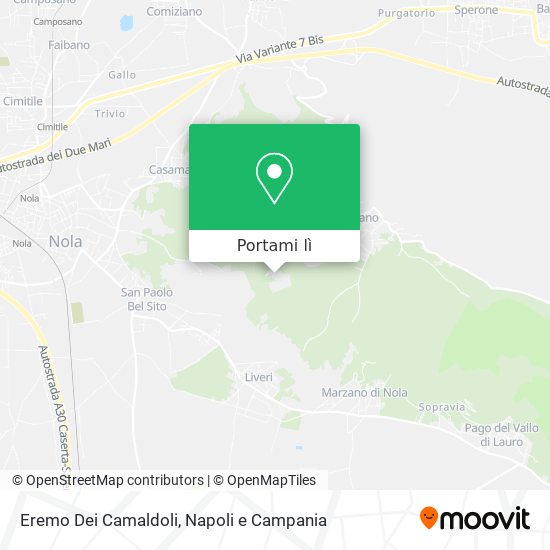 Mappa Eremo Dei Camaldoli