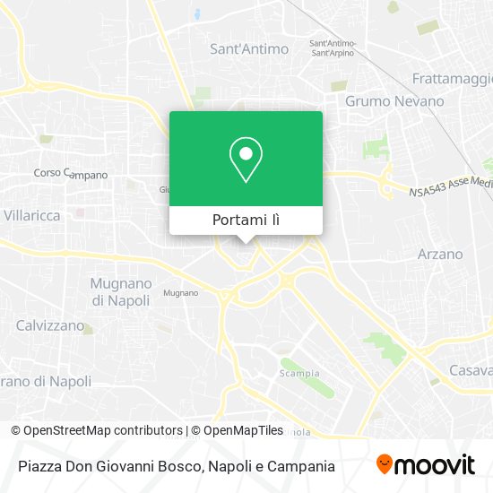 Mappa Piazza Don Giovanni Bosco