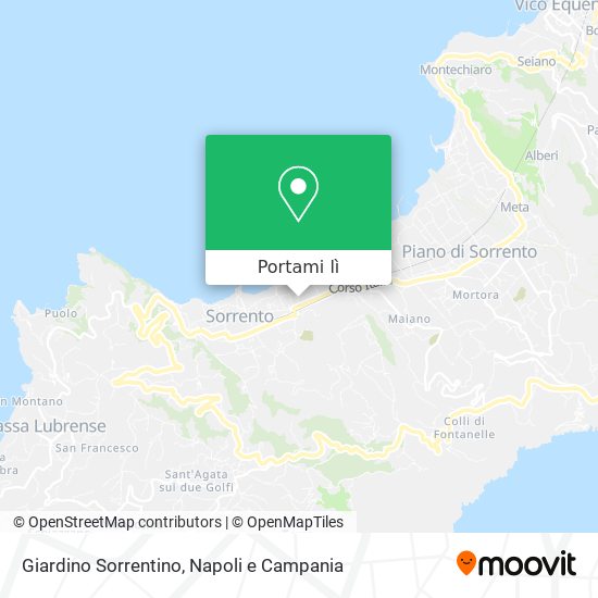 Mappa Giardino Sorrentino