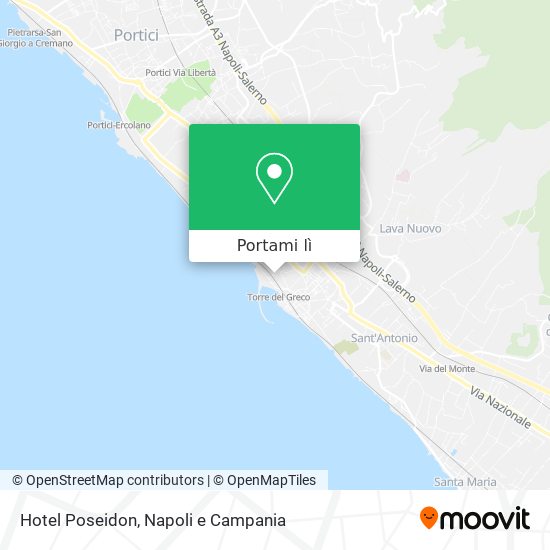 Mappa Hotel Poseidon