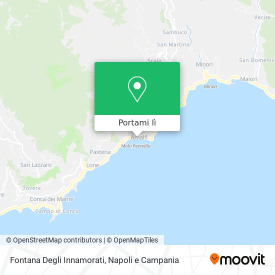 Mappa Fontana Degli Innamorati