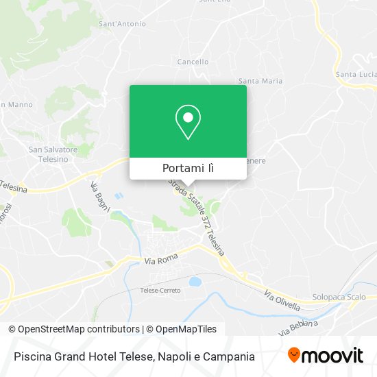 Mappa Piscina Grand Hotel Telese