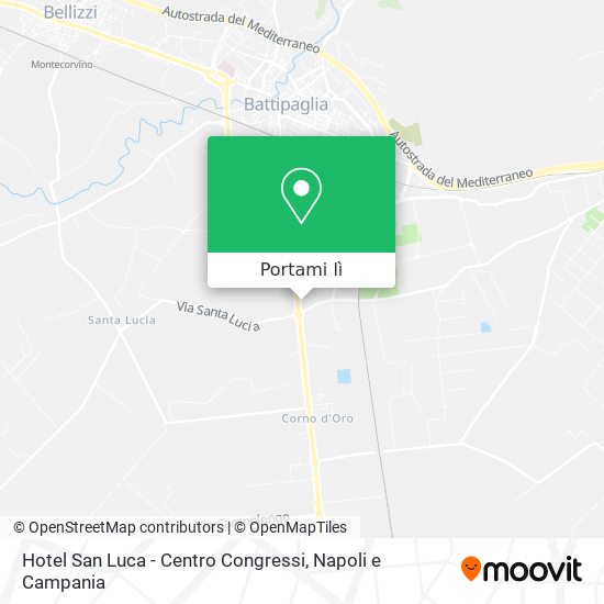Mappa Hotel San Luca - Centro Congressi