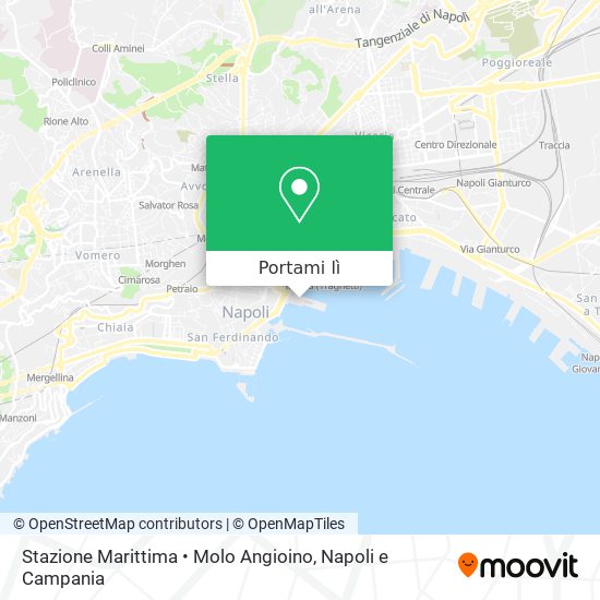 Mappa Stazione Marittima • Molo Angioino