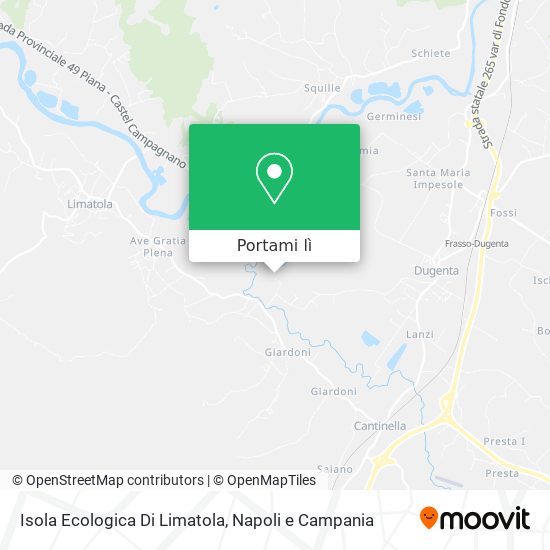 Mappa Isola Ecologica Di Limatola