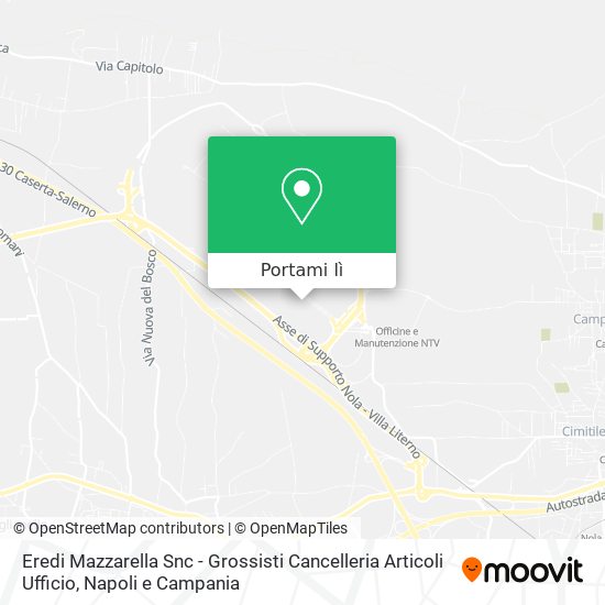 Mappa Eredi Mazzarella Snc - Grossisti Cancelleria Articoli Ufficio