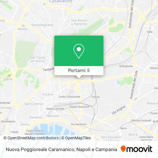 Mappa Nuova Poggioreale Caramanico