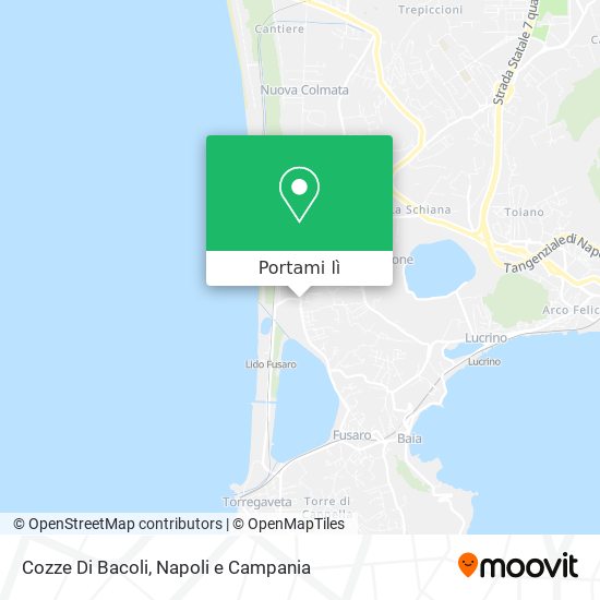 Mappa Cozze Di Bacoli
