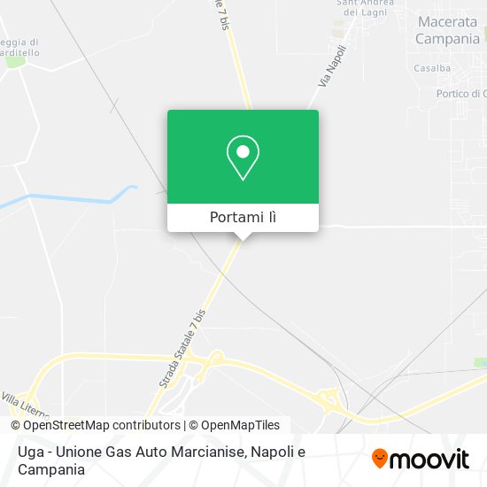 Mappa Uga - Unione Gas Auto Marcianise