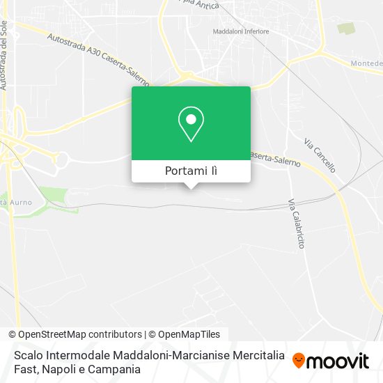 Mappa Scalo Intermodale Maddaloni-Marcianise Mercitalia Fast