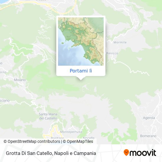 Mappa Grotta Di San Catello