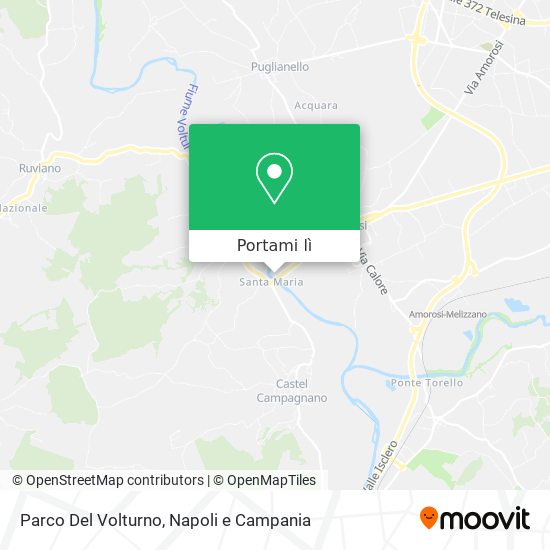 Mappa Parco Del Volturno