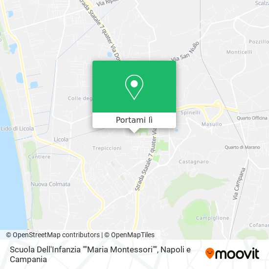 Mappa Scuola Dell'Infanzia ""Maria Montessori""