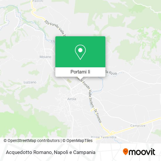 Mappa Acquedotto Romano