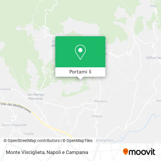 Mappa Monte Visciglieta