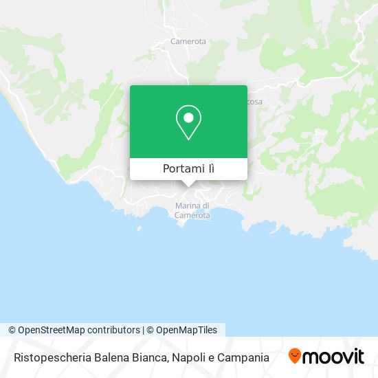 Mappa Ristopescheria Balena Bianca