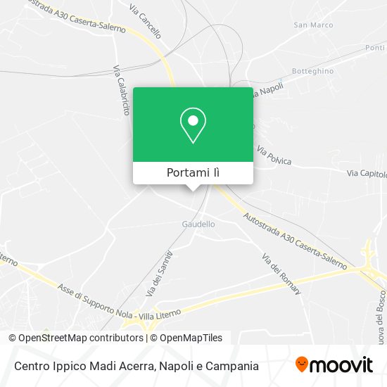 Mappa Centro Ippico Madi Acerra