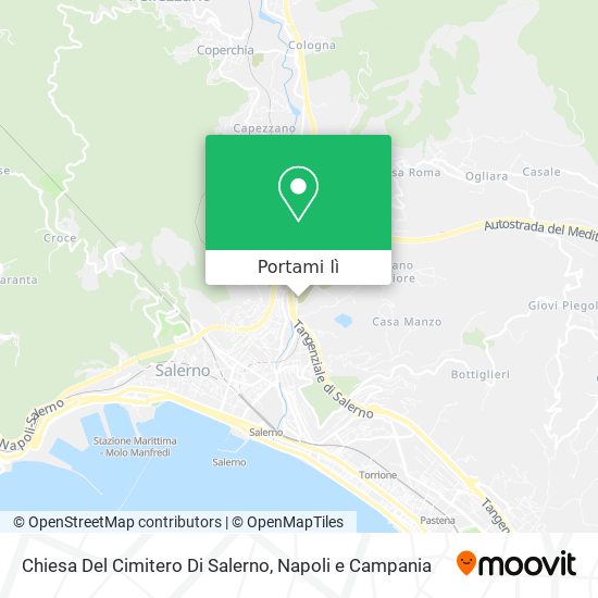 Mappa Chiesa Del Cimitero Di Salerno