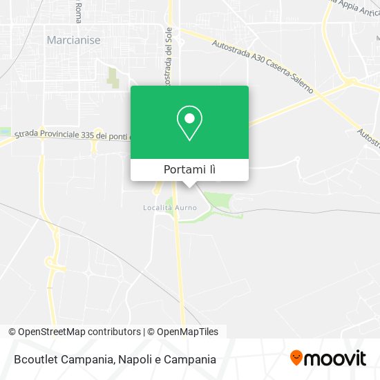 Mappa Bcoutlet Campania