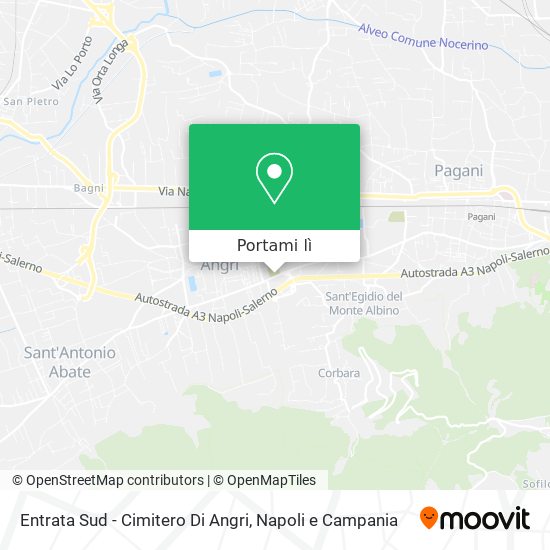 Mappa Entrata Sud - Cimitero Di Angri