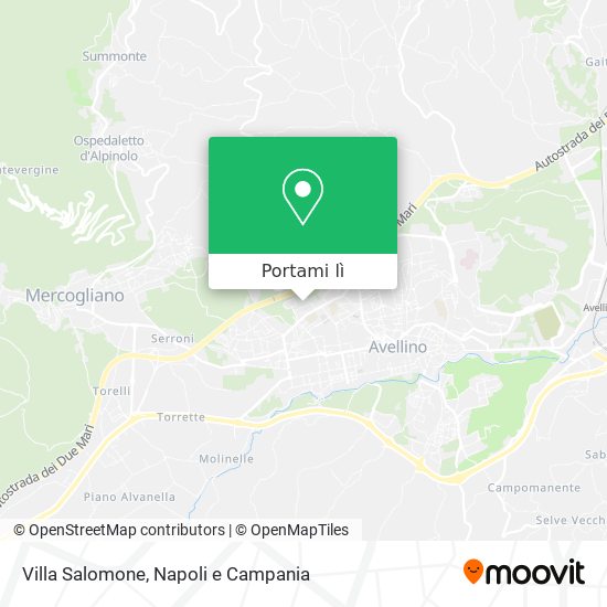 Mappa Villa Salomone