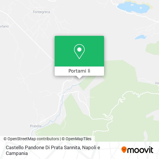 Mappa Castello Pandone Di Prata Sannita