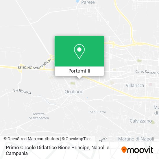 Mappa Primo Circolo Didattico Rione Principe