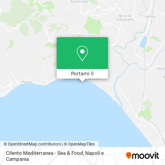 Mappa Cilento Mediterranea - Sea & Food