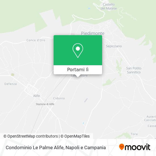 Mappa Condominio Le Palme Alife