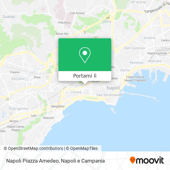 Mappa Napoli Piazza Amedeo