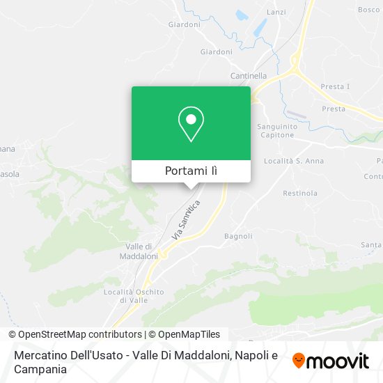 Mappa Mercatino Dell'Usato - Valle Di Maddaloni