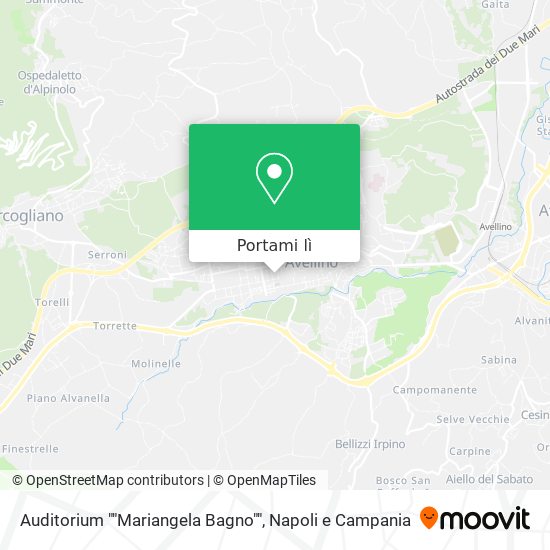 Mappa Auditorium ""Mariangela Bagno""