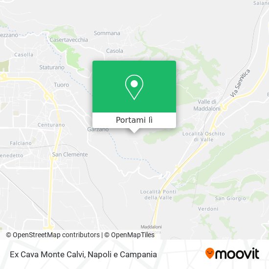 Mappa Ex Cava Monte Calvi