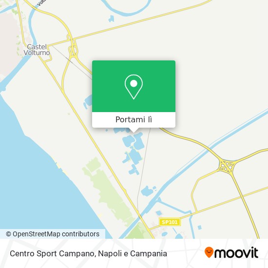Mappa Centro Sport Campano
