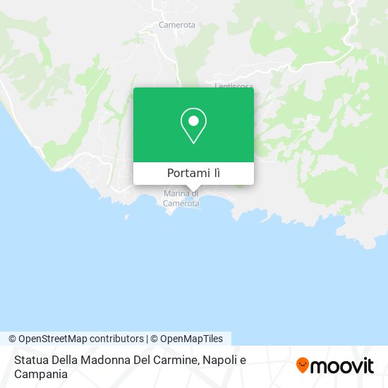 Mappa Statua Della Madonna Del Carmine