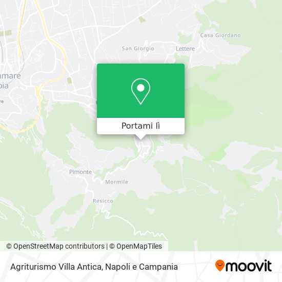 Mappa Agriturismo Villa Antica