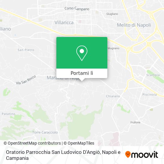 Mappa Oratorio Parrocchia San Ludovico D'Angiò
