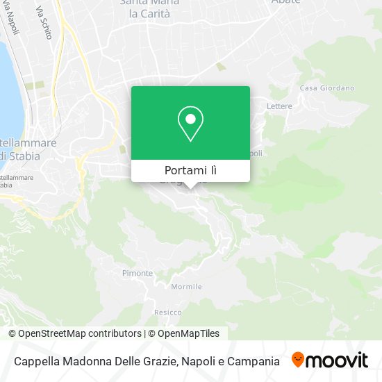 Mappa Cappella Madonna Delle Grazie