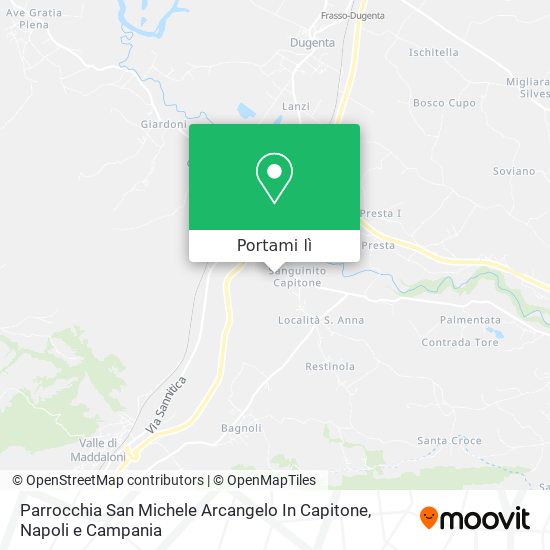 Mappa Parrocchia San Michele Arcangelo In Capitone