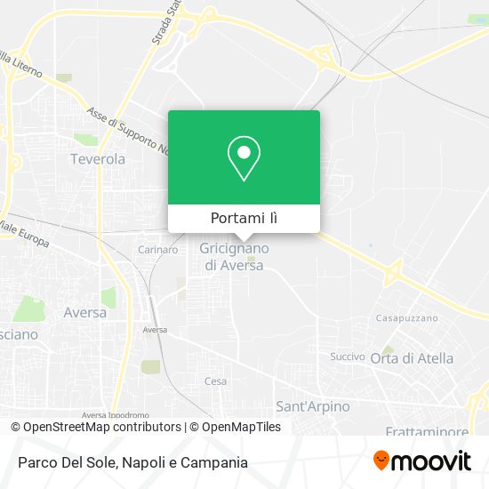 Mappa Parco Del Sole