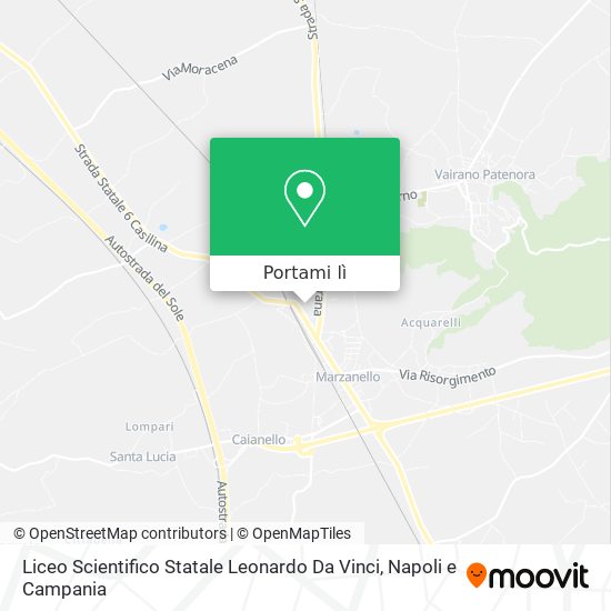 Mappa Liceo Scientifico Statale Leonardo Da Vinci