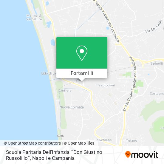 Mappa Scuola Paritaria Dell'Infanzia ""Don Giustino Russolillo""