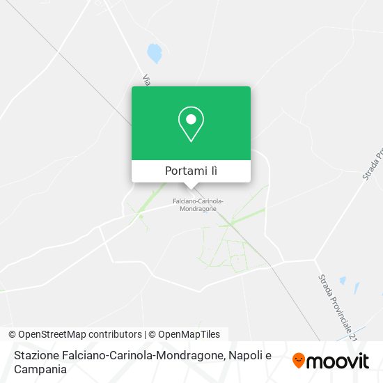 Mappa Stazione Falciano-Carinola-Mondragone