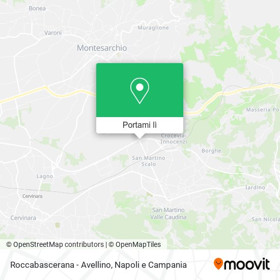 Mappa Roccabascerana - Avellino