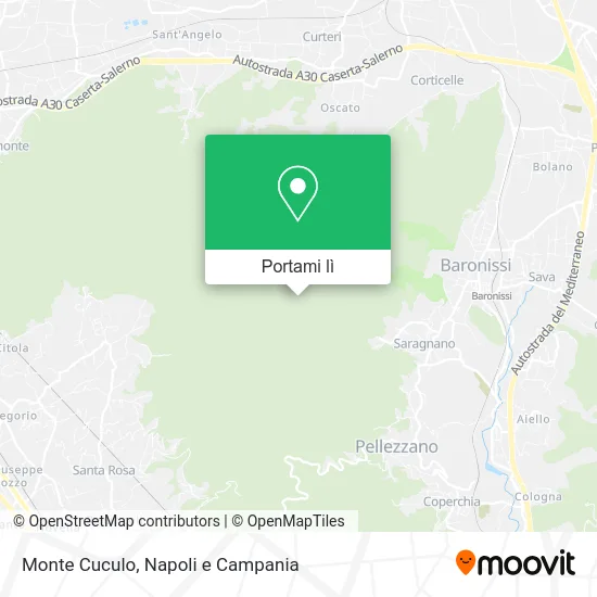 Mappa Monte Cuculo