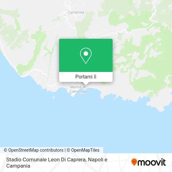 Mappa Stadio Comunale Leon Di Caprera